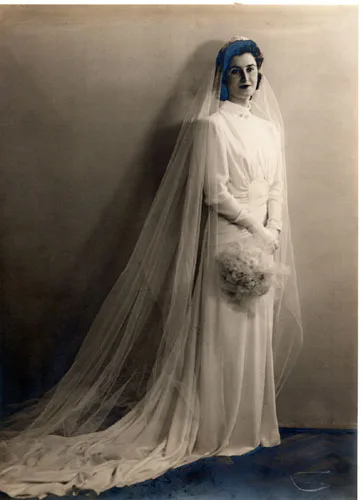 mamá en el día de su boda